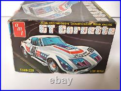 AMT John Greenwood GT Corvette Racing Model Kit #T389 Vintage 1/25 Parts Sealed AMT John Greenwood GT Corvette Racing Model Kit #T389 Vintage 1/25 Parts Sealed