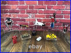 AS-IS Vintage Lot of 10'80s TRANSFORMERS DIECAST ROBOTS CARS PLASTIC TOYS Parts