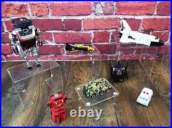 AS-IS Vintage Lot of 10'80s TRANSFORMERS DIECAST ROBOTS CARS PLASTIC TOYS Parts