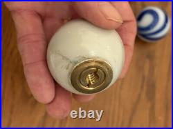 Agate Glass Vintage Original Gas Oil Gear Shift Knob Lot 4 Uranium Nice Car Part Agate Glass Vintage Original Gas Oil Gear Shift Knob Lot 4 Uranium Nice Car Part