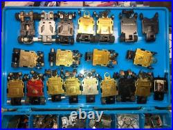 Amazing Lot Vintage Tycopro Tyco Ho Slot Car Chassis's, Parts And Case Amazing Lot Vintage Tycopro Tyco Ho Slot Car Chassis's, Parts And Case
