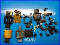 Amazing Lot Vintage Tycopro Tyco Ho Slot Car Chassis's, Parts And Case Amazing Lot Vintage Tycopro Tyco Ho Slot Car Chassis's, Parts And Case