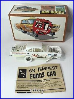 Amt 1963 Pontiac Tempest Awb Farmer Funny Car Original Kit! Circa 1967