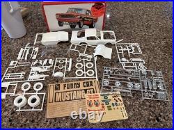 Amt Super Boss Funny Car Mustang Gt 427 Drag Car Original Kit! Vmcp
