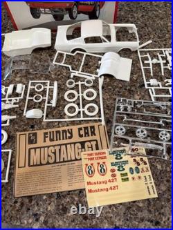 Amt Super Boss Funny Car Mustang Gt 427 Drag Car Original Kit! Vmcp