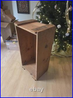 Antique Cadillac Shipping Crate 1950s Car Parts Auto Adverstising Vintage Decor