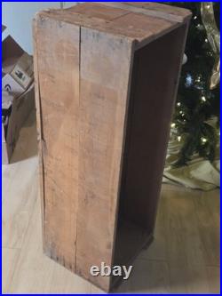 Antique Cadillac Shipping Crate 1950s Car Parts Auto Adverstising Vintage Decor