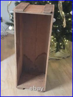 Antique Cadillac Shipping Crate 1950s Car Parts Auto Adverstising Vintage Decor