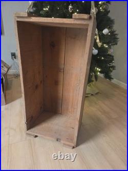 Antique Cadillac Shipping Crate 1950s Car Parts Auto Adverstising Vintage Decor