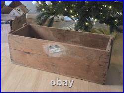 Antique Cadillac Shipping Crate 1950s Car Parts Auto Adverstising Vintage Decor