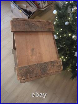 Antique Cadillac Shipping Crate 1950s Car Parts Auto Adverstising Vintage Decor