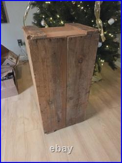 Antique Cadillac Shipping Crate 1950s Car Parts Auto Adverstising Vintage Decor