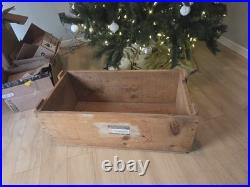 Antique Cadillac Shipping Crate 1950s Car Parts Auto Adverstising Vintage Decor
