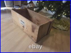 Antique Cadillac Shipping Crate 1950s Car Parts Auto Adverstising Vintage Decor