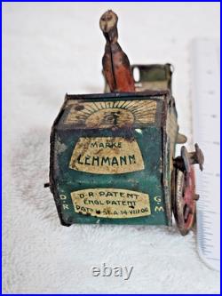 Antique Lehmann LOLO Tin Toy Automobile Germany 1906 Patent Parts/Repair VTG