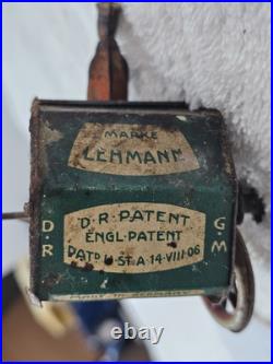 Antique Lehmann LOLO Tin Toy Automobile Germany 1906 Patent Parts/Repair VTG