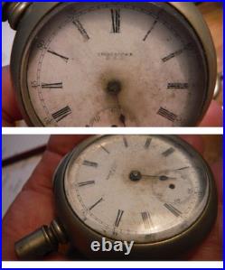 Antique/Vintage LOT Waltham & Edgemere Car Clocks (3 total) For Parts/Repair
