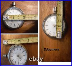 Antique/Vintage LOT Waltham & Edgemere Car Clocks (3 total) For Parts/Repair