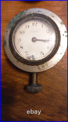 Antique/Vintage LOT Waltham & Edgemere Car Clocks (3 total) For Parts/Repair