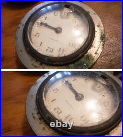 Antique/Vintage LOT Waltham & Edgemere Car Clocks (3 total) For Parts/Repair
