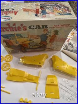 Aurora Archie's Car & Figures Original Kit! #582! Circa 1969! Vmcp