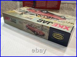 Aurora Xke Jag Original Factory Sealed Inside Kit! Circa 1962! Vmcp