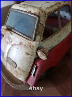 BANDAI of Japan Tin Friction BMW ISETTA Toy Car PARTS or RESTORE ONLY Vintage