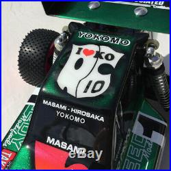 BODY & WING ONLY, Custom Painted Vintage RC10 Masami Repro Protech, by Ultrahive