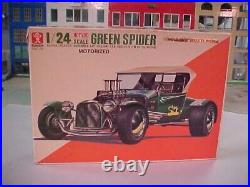 Bandai 124 Hot Rod Greeb Spider Vintage Model Car Kit No. 5242 motorized