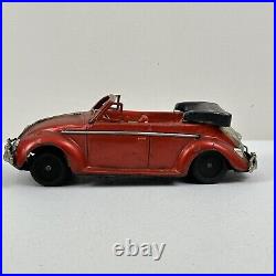 Bandai Vintage 1960's RARE Volkswagen Beetle Convertible Japan Tin Toy Car PARTS