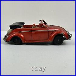 Bandai Vintage 1960's RARE Volkswagen Beetle Convertible Japan Tin Toy Car PARTS