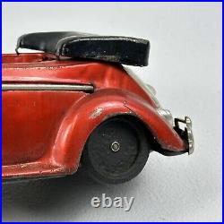 Bandai Vintage 1960's RARE Volkswagen Beetle Convertible Japan Tin Toy Car PARTS