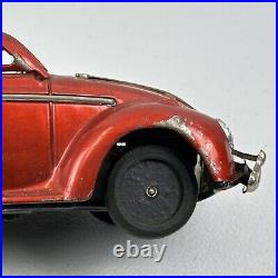 Bandai Vintage 1960's RARE Volkswagen Beetle Convertible Japan Tin Toy Car PARTS