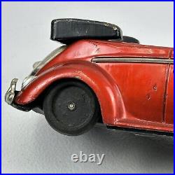 Bandai Vintage 1960's RARE Volkswagen Beetle Convertible Japan Tin Toy Car PARTS