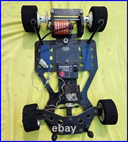 Bolink Eliminator And Futaba Rc Car Chasis Whit Shell For Parts Vintage 80's