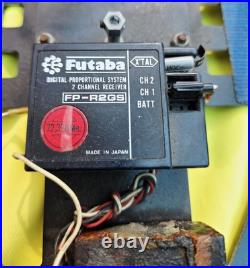 Bolink Eliminator And Futaba Rc Car Chasis Whit Shell For Parts Vintage 80's