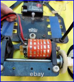 Bolink Eliminator And Futaba Rc Car Chasis Whit Shell For Parts Vintage 80's