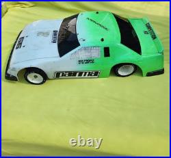 Bolink Eliminator And Futaba Rc Car Chasis Whit Shell For Parts Vintage 80's