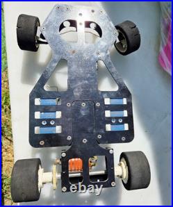 Bolink Eliminator And Futaba Rc Car Chasis Whit Shell For Parts Vintage 80's