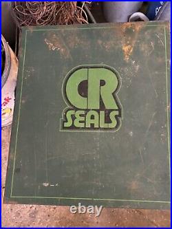 CR Seals Metal Cabinet And NOS Oil Seals X 38 Bearings X 8 Vintage Car Parts