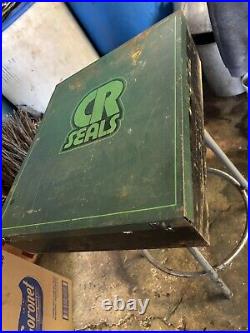 CR Seals Metal Cabinet And NOS Oil Seals X 38 Bearings X 8 Vintage Car Parts