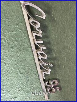 Chevy car parts Vintage Corvair 95 Rampside Pickup Greenbriar Nameplate 2 As Is