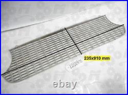 Chromed radiator front grille for Fiat 124 first series from 1966