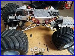 Clodbuster ESP clodzilla 4 chassis with extras vintage rare futaba grave digger