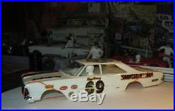 Cox Dan Gurney Galaxie original body, Vintage slot car parts AMT MPC Ford Galaxy