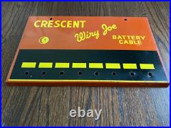 Crescent Wiry Joe Battery Cable Rack 1940-1950s vintage auto parts sign car NY