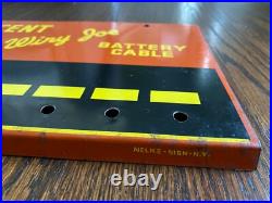 Crescent Wiry Joe Battery Cable Rack 1940-1950s vintage auto parts sign car NY