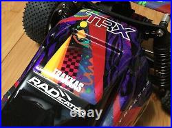 Custom Painted Vintage RC Traxxas Radicator TBG Body + Parts, Buggy Not Included