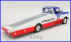 Dodge D-300 Mopar Parts Ramp Truck Vintage Race Car Hauler 118 Acme A1801903 Dodge D-300 Mopar Parts Ramp Truck Vintage Race Car Hauler 118 Acme A1801903