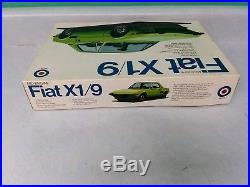 ENTEX 1/20 Scale Model Car Kit FIAT X1/9 Car # 9028 SEALED PARTS BAGS